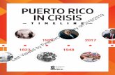 PUERTO RICO IN CRISIS · 1823 1933 2017 1948 PUERTO RICO IN CRISIS Ñ T I M E L I N E Ñ Last Viewed by First Circuit Library on 2/19/2019