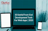 10 Useful Front End Development Tools for Web Apps | 2020