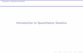 Introduction to Quantitative Genetics - UW Faculty Web Serverfaculty.washington.edu/...2012/...Genetics_2012.pdf · Introduction to Quantitative Genetics Historical Background I Quantitative