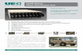 C4ISR Vehicle Power Distribution Unit · 2019-10-15 · The C4ISR Power Distribution Unit (PDU) is a combat proven, rugged vehicle mounted assembly providing filtered, circuit breaker