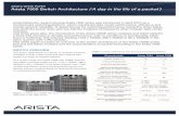 Arista 7500E Switch Architecture1 - packet-based fabrics. Besides data-plane packets, the crossbar switch