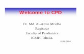 Welcome to CPD - Protiddhoniprotiddhoni.com/AlAmin/Foreign body aspiration.pdf · Welcome to CPD Dr. Md. Al-Amin Mridha Registrar. Faculty of Paediatrics. ICMH, Dhaka. 16.08.2004.