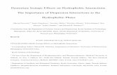 Deuterium Isotope Effects on Hydrophobic Interactions. The … · 2003-07-27 · 3 Abstract: Hydrogen/deuterium isotope effects on hydrophobic binding were examined by means of reversed-phase