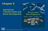 Agricultural Transformation and Rural Development · Title: Chapter 9 Author: Michael P. Todaro Subject: Agricultural Transformation and Rural Development Created Date: 9/29/2016