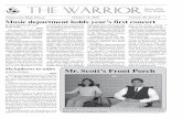 Since 1974, Now Weekly October 19, 2001 Volume …web.niskyschools.org/warrior/issues/2001_2002/Issue06...Niskayuna High School Since 1974, Now Weekly October 19, 2001 Music department