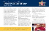 The Centre for Ethics Newsletter...The Centre for Ethics Newsletter Volume 76 - Term 1, 2015 Ethics and spirituality From the beginning, the Centre for Ethics has been conscious of