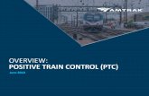 OVERVIEW: POSITIVE TRAIN CONTROL (PTC) · Primitive automatic train stop systems enter service in some places. ... Track is not equipped for PTC operation but the railroad has met