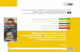 DIRECTORATE-GENERAL FOR INTERNAL POLICIES · 2016-10-10 · DIRECTORATE-GENERAL FOR INTERNAL POLICIES POLICY DEPARTMENT B: STRUCTURAL AND COHESION POLICIES EDUCATION AND CULTURE RESEARCH