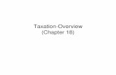 Taxation-Overview (Chapter 18) - University of Floridaplaza.ufl.edu/umutozek/teaching_files/ECO4504_files/... · 2008-11-10 · Taxation-Overview • Different types of taxation –
