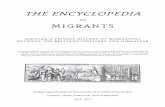 THE ENCYCLOPEDIA · 2015-12-10 · THE ENCYCLOPEDIA OF MIGRANTS WRITING A PRIVATE HISTORY OF MIGRATIONS BETWEEN THE BRITTANY FINISTèRE AND GIBRALTAR European cooperation project