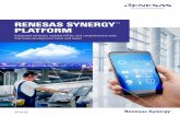 RENESAS SYNERGY PLATFORMThe Renesas Synergy Platform includes four different series of upward software-, architecture-, and pin-compatible Synergy MCUs. ... according to the international
