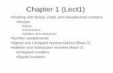 Chapter 1 (Lect1) - UAHhitedw/EE202/Lect1/Chapter1_1.pdf · Chapter 1 (Lect1) •Working with Binary, Octal, and Hexadecimal numbers •Review •Bases •Conversions •Addition