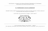 E-TENDER DOCUMENT · 2016-12-22 · E-TENDER DOCUMENT NCERT invites bids for Empanelment of firms for the Supply of Educational ... (English and Hindi) Annexure -11 Rs. 0 .75 Lac