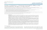 Research Paper COX-2 Inhibitors, a Potential Synergistic ...oncm.org/v02p0028.pdfCOX-2 Inhibitors, a Potential Synergistic Effect with Antineoplastic Drugs in Lung Cancer Wolfgang