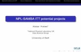 NPL-SAMBA ITT potential projects · NPL-SAMBA ITT potential projects Alistair Forbes1 1National Physical Laboratory, UK Data Science Group University of Bath. Spectral analysis and