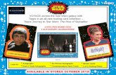 VOYAGE across the Star Wars galaxy with Topps in …...Topps introduces a new chapter in Star Wars saga with trading cards from the upcoming film Solo: A Star Wars Story! AVAILABLE