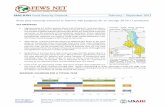 MALAWI Food Security Outlook February · to receive below-average rainfall, averaging at about 62 mm per dekad. In February, the rainfall average per dekad was 83 mm. Crops in the