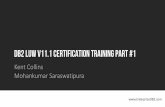 DB2 LUW V11.1 CERTIFICATION TRAINING PART #1 · DB2 has for a long time performed what is called logical deletion of rows. This is different from pseudo deletion, because in logical