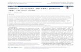 Research on trusted DNP3-BAE protocol based on hash chain · Research on trusted DNP3-BAE protocol based on hash chain Ye Lu1,2,3* and Tao Feng1,4 Abstract To solve the security problem