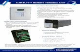 X RTU/1™ REMOTE TERMINAL UNIT - Eagle Research Corp. · X RTU/1™ REMOTE TERMINAL UNIT Convenience features include: Pluggable terminals to streamline wiring Conﬁgurable as a