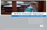 RTU Handi Sprays - Spartan ChemicalXcelenté® RTU Handi Spray • pH 6.5–7.5 • #318603 Enjoy the fresh, clean fragrance of lavender while you clean with Xcelenté ready to use,