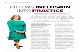 62 Diversity & Inclusion PUTTING INCLUSION INTO PRACTICE · in Chartered Accountants Ireland, Orix Aviation and Bank of Ireland. Our business partners have allowed us to offer insight