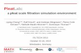 PleatLab: a pleat scale filtration simulation environment · 2015-09-25 · a pleat scale filtration simulation environment Liping Cheng1,2*, Ralf Kirsch 2, and Andreas Wiegmann 1,