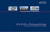 ELCO-Kupplung – Elastische Profilhülsen Kupplung · The ELCO-Coupling series covering an extremely large nominal torque from 18 Nm to 540 000 Nm are best sui-table for application