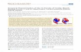 Structural Characterization of the C3 Domain of Cardiac ...mpaetzel/publications/Zhang_cMyBP_Biochem_2014.pdf · Structural Characterization of the C3 Domain of Cardiac Myosin Binding