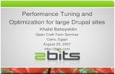 Performance Tuning and Optimization for large …...About 2bits Based in Waterloo, Ontario Active member of the Drupal community since 2003 Member of security and infrastructure teams