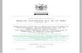 #4378-Gov N226-Act 8 of 2009 · Web viewRepublic of Namibia 4 Annotated Statutes REGULATIONS Medical and Dental Act 10 of 2004 Regulations relating to Registration of Medical Practitioners,