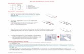 MF190 USB Modem Quick Guide Hardware Overview Hardware ... · MF190 USB Modem Quick Guide 2 CYBERIA-MF190-Manual How to configure your modem Various icons are presented to enable
