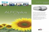 ALFOplus 1 NUOVO DEFINITIVO - e-signalsALFOplus HIGH CAPACITY IP ETHERNET FULL OUTDOOR Series 7 - 38 GHz ALFOplus is a Full Outdoor, Full IP Next Generation Microwave Radio. It is