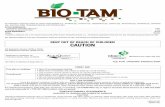 KEEP OUT OF REACH OF CHILDREN CAUTION - Amazon S33 GENERAL INFORMATION BIO-TAM™ is a biofungicide containing naturally occurring and selected strains of antagonistic fungi, Trichoderma