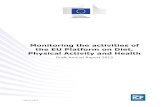 Monitoring the activities of the EU Platform on Diet ......Monitoring the activities of the EU Platform on Diet, Physical Activity and Health Draft Annual Report 2015 . EUROPEAN COMMISSION