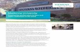 Madonna University - assets.new.siemens.com · Madonna, like many campuses, had aging infrastructure that resulted in the maintenance staff focusing on reactive maintenance and left
