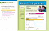 2 Teach the Concept Lesson 3-5 Adding and Subtracting Like ...mwillmarth.org/wp-content/...Lsn3-5_Add-n-Subtract... · Objectives add and subtract rational numbers with common denominators