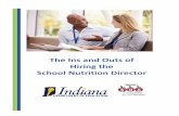 The Ins and Outs of Hiring the School Nutrition Director · position Outline performance expectations, job training, job evaluation, and career advancement Provide a reference point