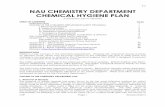 NAU CHEMISTRY DEPARTMENT CHEMICAL HYGIENE PLANjan.ucc.nau.edu/~chemlab-p/ChemicalHygienePlan.pdf · NAU CHEMISTRY DEPARTMENT CHEMICAL HYGIENE PLAN Authored by John K. Nauman TABLE