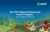 Esri PCI Natural Resources Grant Programproceedings.esri.com/library/userconf/forestry13/papers/...Punarvasu(vasu) Pillalamarri Introduction • 2012 Forestry User Conference- announced