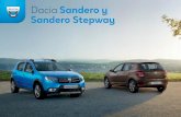Dacia Sandero y Sandero Stepway...Con sus 5 auténticas plazas a bordo, Dacia Sandero Stepway ofrece confort para todos. Su habitáculo espacioso te invita a apreciar cada detalle