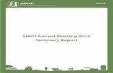 SIANI 2016 RT...Introduction The SIANI secretariat organised the third SIANI Annual meeting on the 19th of January. More than 60 members came together, representing different sectors,