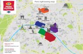 Paris sightseeing map - ParisCityVision...Book your tours online on : or at our agency : PARISCityVISION 2 rue des Pyramides 75001 PARIS Paris sightseeing map MONTMARTRE LATIN QUARTER