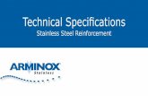 Stainless Steel Reinforcement According to: British Standard BS 6744 & BS 8666 ∙ German Zulassung Z-1.4-80. 7. Arminox Guide to Choice of Stainless Steel Reinforcement Environment
