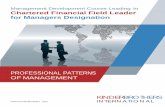 Management Development Course Leading to Chartered ... · Kinder Brothers International’s Professional Patterns of Management (PPM) is a proven system for the development of managers.