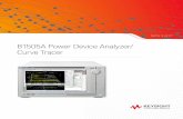 B1505A Power Device Analyzer/Curve Tracer · Find us at Page 2 Introduction The Keysight Technologies, Inc. B1505A Power Device Analyzer/Curve Tracer is a single-box solution with
