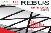 THE SA ATTORNEYS’ JOURNAL RATE CARD 2019 · RATE CARD 2019 - 2 - Image 1: Attorneys Why advertise in De Rebus? OVERVIEW OF DE REBUS De Rebus is the South African attorneys’ journal,