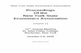 Proceedings Of the New York State Economics Association...The New York State Excelsior program, approved and started in 2018, promised to provide NY state residents ... may need to