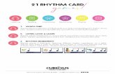 21 RHYTHM CARD games!established students improvise a rhythm during the 4 (or 8) beats each time returning to the rondo cards. 21. SCALE RHYTHMS Student chooses 1-2 flashcards and
