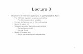 AdvancedCFD 2018 Lecture3 CompressibleFlo · – Modern compressible flow: with historical perspective, Third editions, Johan, D. Anderson • Chapter 2: • Chapter 3, one-Dimensional